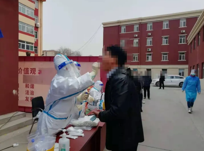 太原和平医院开展河北返并人员核酸检测